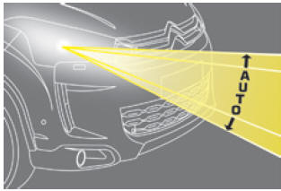 Citroen C4 Aircross. Automatische Leuchtweitenverstellung der Scheinwerfer