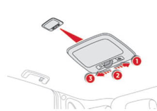 Citroen C4 Aircross. Deckenleuchte hinten