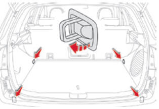 Citroen C4 Aircross. Befestigungsösen