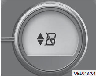 Hyundai ix35. Schaltanzeige Schaltgetriebe
