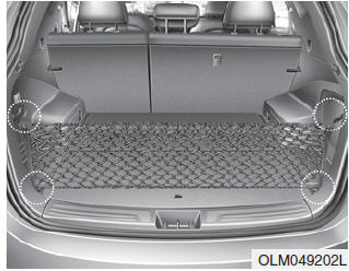 Hyundai ix35. Gepäcknetz 