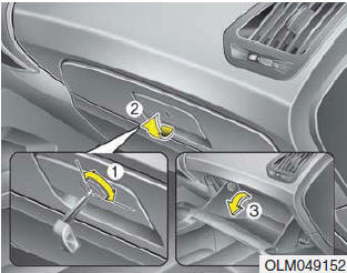 Hyundai ix35. Handschuhfach 