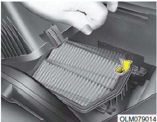 Hyundai ix35. Filter ersetzen