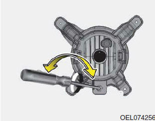 Hyundai ix35. Nebelscheinwerfer einstellen