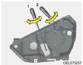 Hyundai ix35. Scheinwerfer einstellen