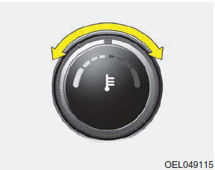 Hyundai ix35. Temperaturregler