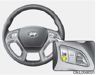 Hyundai ix35. Zum Abschalten der Geschwindigkeitsregelung gibt es mehrere Möglichkeiten