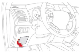 Citroen C4 Aircross. Sicherungen am Armaturenbrett