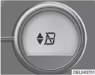 Hyundai ix35. Schaltanzeige Schaltgetriebe