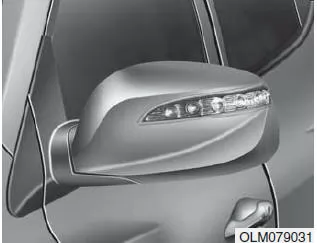Hyundai ix35. Glühlampenaustausch seitliche Blinkleuchten