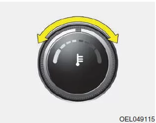 Hyundai ix35. Temperaturregler