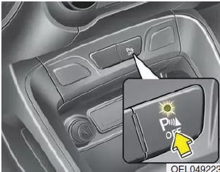 Hyundai ix35. Parkassistent hinten
