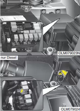 Hyundai ix35. Sicherungen ersetzen