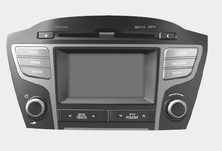 Hyundai ix35. Audio-Bedienteil