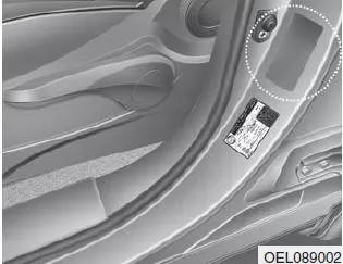 Hyundai ix35. AUFKLEBER TYPENGENEHMIGUNG