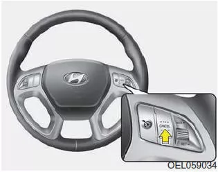Hyundai ix35. Zum Beenden der Geschwindigkeitsregelung gibt es mehrere Möglichkeiten