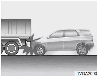 Hyundai ix35. Bedingungen, unter denen Airbags nicht ausgelöst werden