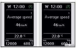 Abb. 132 Anzeige im MAXI DOT-Display